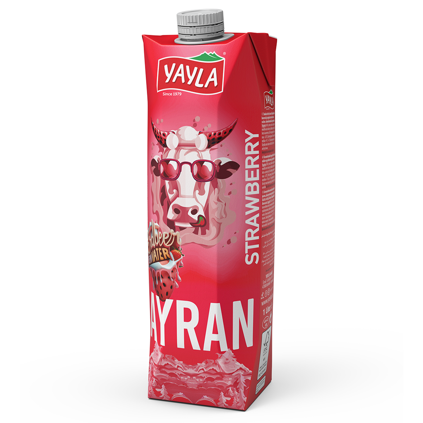 Yayla Strawberry Yogurt drink 33.8 oz (1 L)