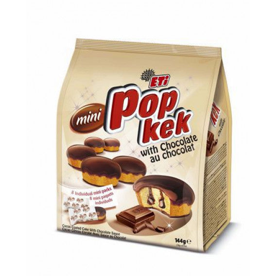 Eti Mini Pop Kek With Chocolate  5.07 Oz ( 144 Gr)