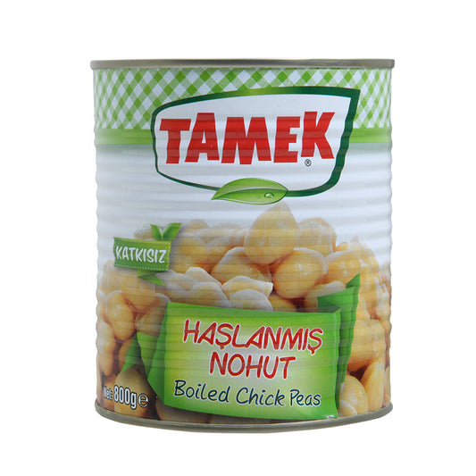 Tamek Boiled Chickpeas Can1.76 LB (800 Gr)