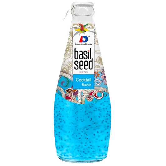 American Dew Cocktail`Juice with Basil Seeds 290 ML