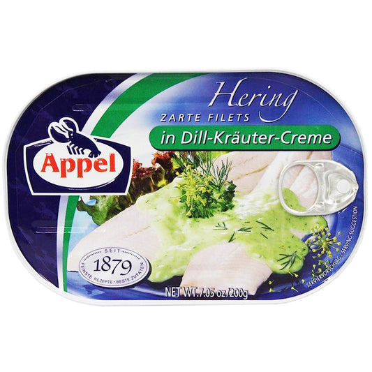 !Appel Zarte Filets In Dill - Krauter 7 Oz (200 Gr)