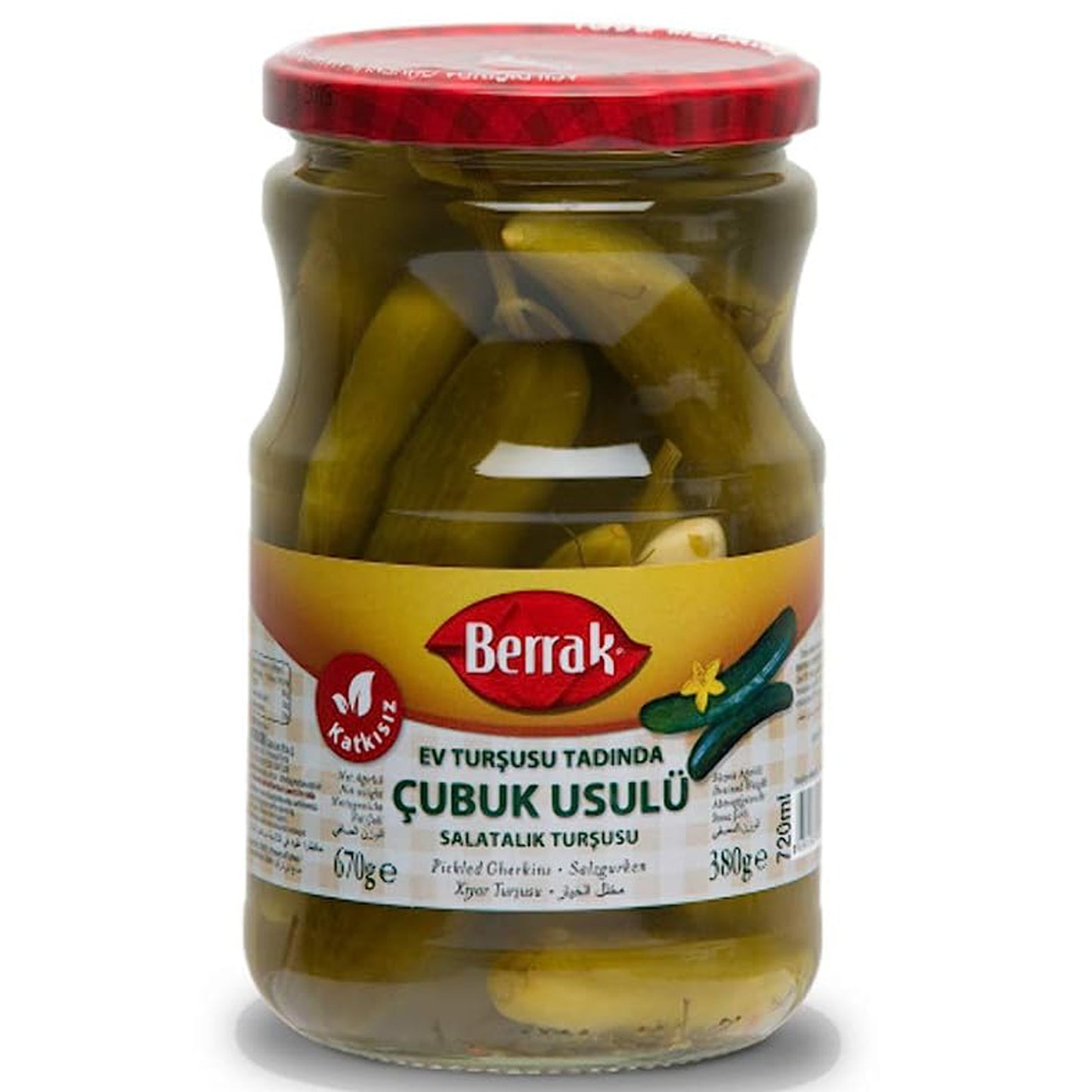 Berrak Pickled Gherkin 12 oz (340 Ml)