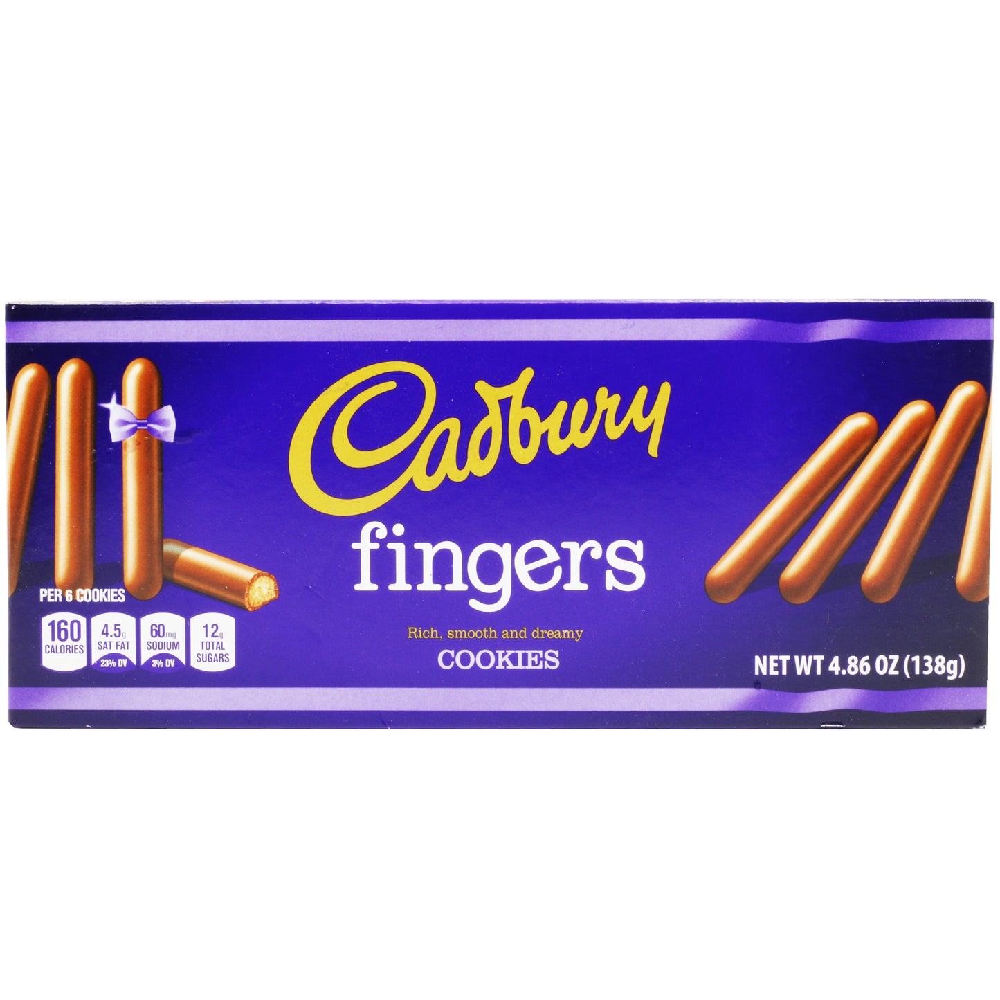 !Cadbury Cookie Fingers  4.86 Oz (138 Gr)