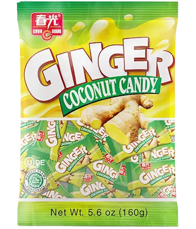 Chun Guang Ginger Coconut Candy 160 Gr