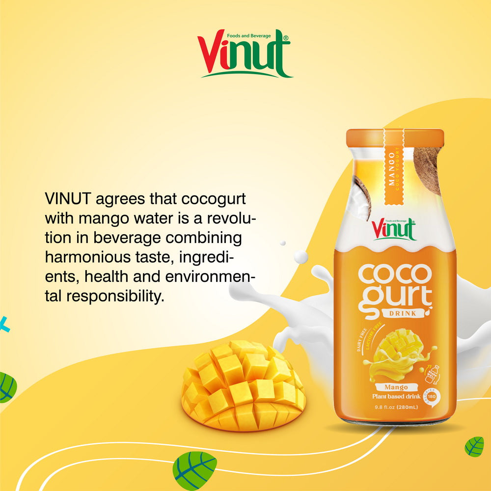 Vinut Cocogurt Mango Plant Based Drink 280 ML