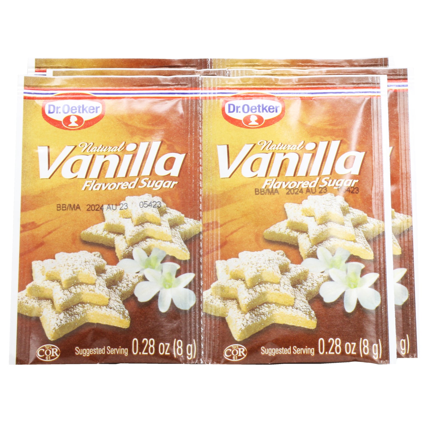 !Dr. Oetker Natural Vanilla Flavored Sugar 0.28 Oz ( 7.93 Gr)