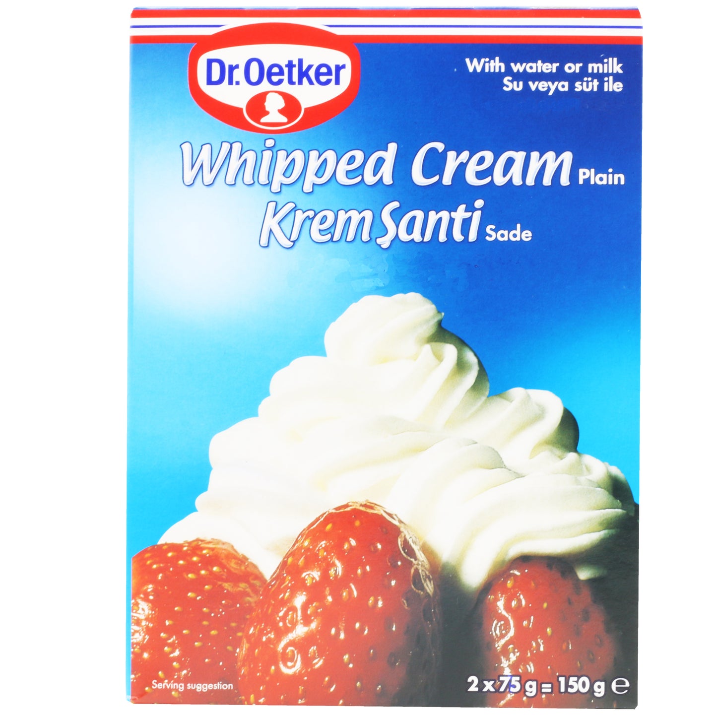 Dr Oetker Whipped Cream Plain 150 Gr