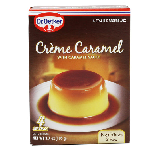 !Dr. Oetker Creme Caramel With Caramel Sauce 3.7 Oz (105 Gr)