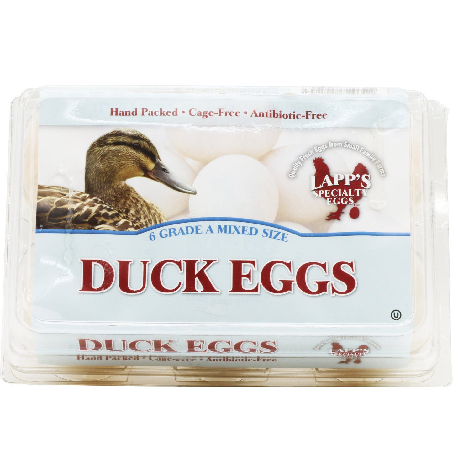 !Lapp's Specialty Eggs Duck Eggs Half Dozen Case