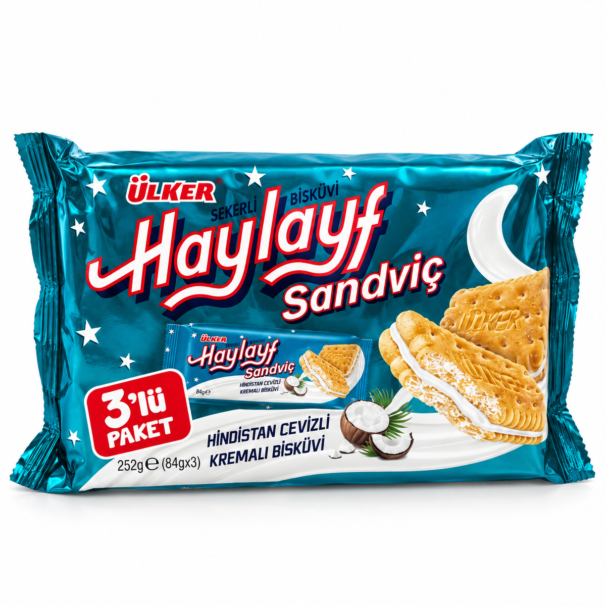 Ulker Haylayf Sandvic 84 gr x 3