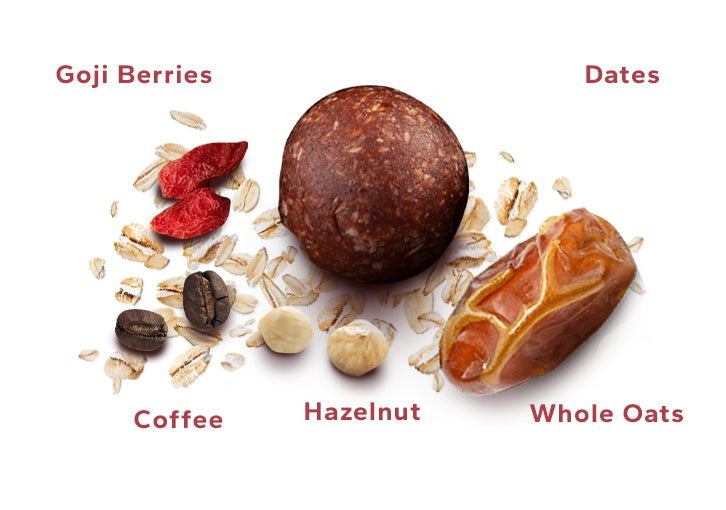 Nalya Energy Bites Dates Hazelnut Goji Berries 1.59 oz (45 gr)