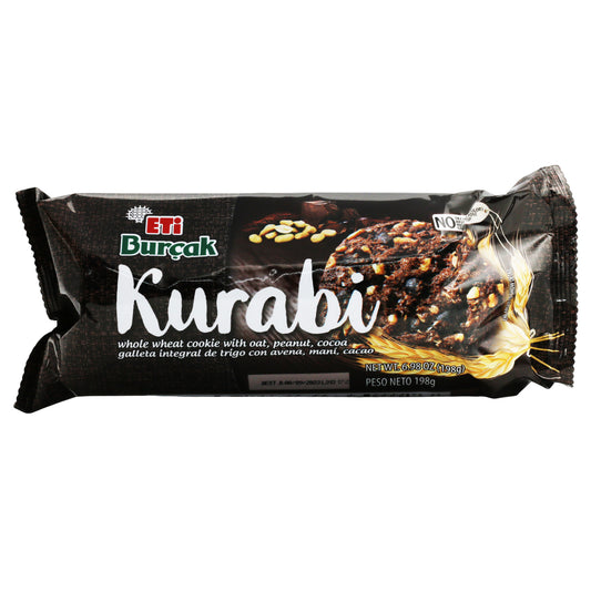 Eti Burcak Kurabi Whole Wheat Cookie 7 Oz (198 Gr)