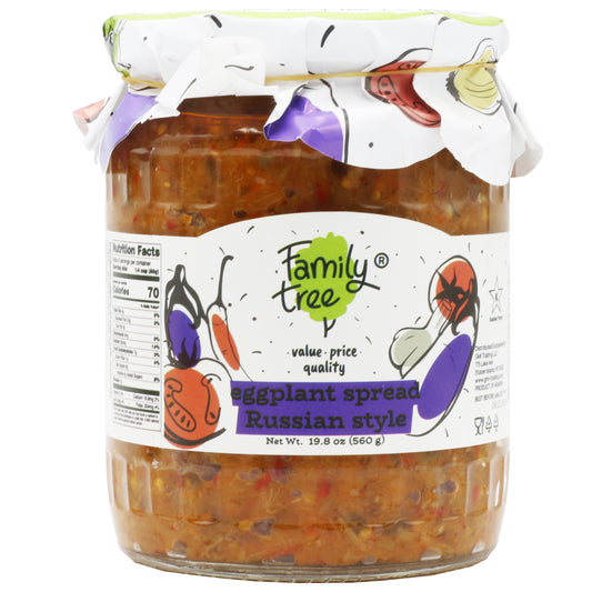 Familytree Eggplant Spread Russian Style 560 Gr