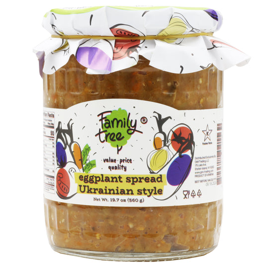 Familytree Eggplant Spread Ukrainian Style 560 Gr