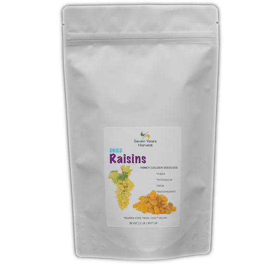 !Seven Years Harvest Fancy Golden Raisins 2 Lb (907 Gr)