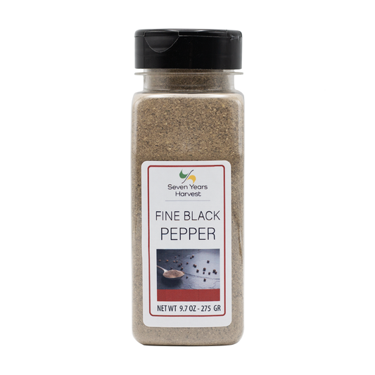 !Seven Years Harvest Fine Black Pepper 9.7 Oz ( 275 Gr)