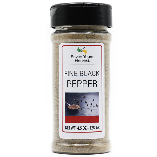 !Seven Years Harvest Fine Black Pepper 4.5 Oz (127 Gr)