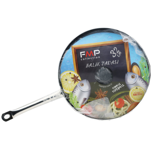 Fmp 32 Cm Fish Pan w Lid