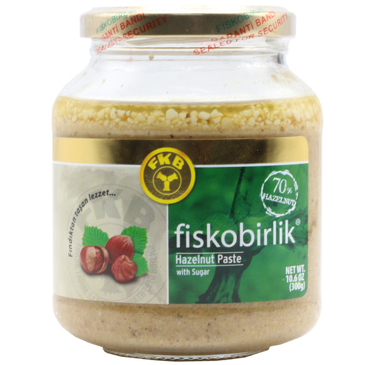 Fiskobirlik Hazelnut Paste w Sugar 10.6 oz