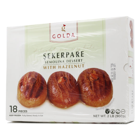 Golda Sekerpare Semolina With Hazelnut 2 Lb (908 Gr)