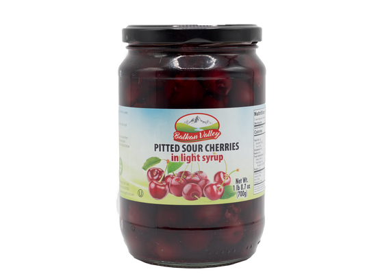 Balkan Valley Pitted Sour Cherries 700 gr
