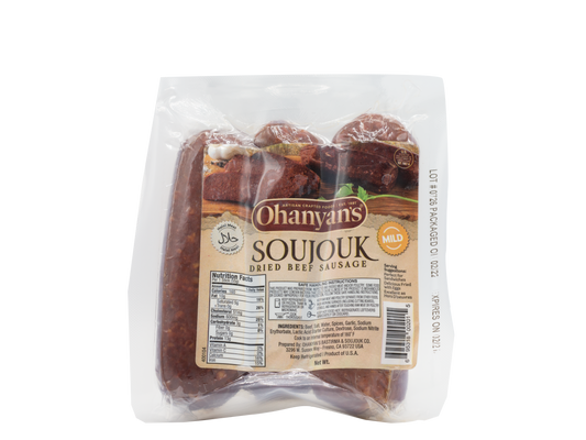 Ohanyans Soujouk Dried Beef Sausage Mild