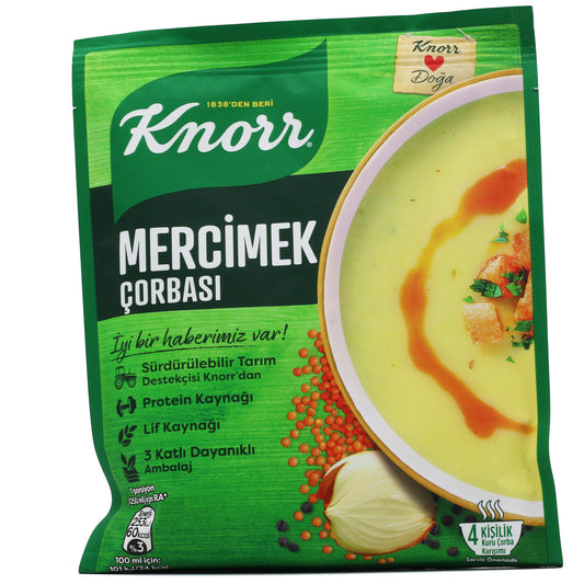 !Knor Red Lentil Soup 2.68 Oz (76 Gr)