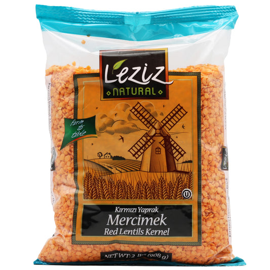 Leziz Red Lentil 2 LB (907 Gr)