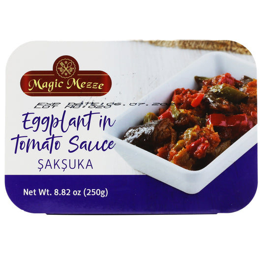 !Magic Mezze Eggplant in Tomato Sauce Saksuka  8.82 Oz (250 Gr)