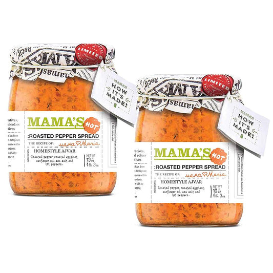 Mama's Spicy Hot Ajvar Spread 19 Oz (539 Gr)