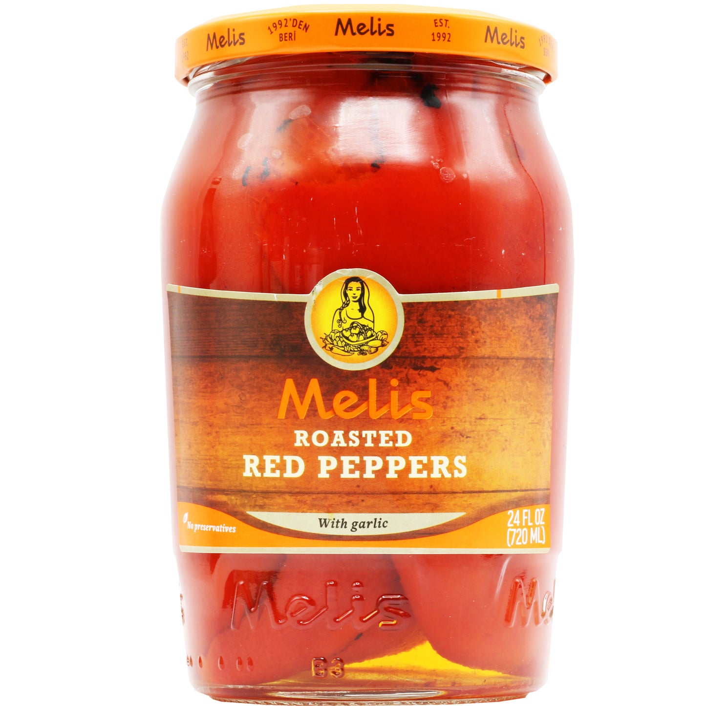 Melis Roasted Red Peppers 720 Ml