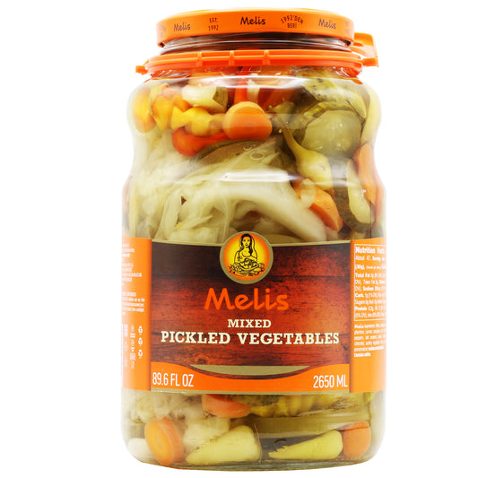 Melis Mixed Pickled Vegetables 2650 Ml (89.6 fl oz)