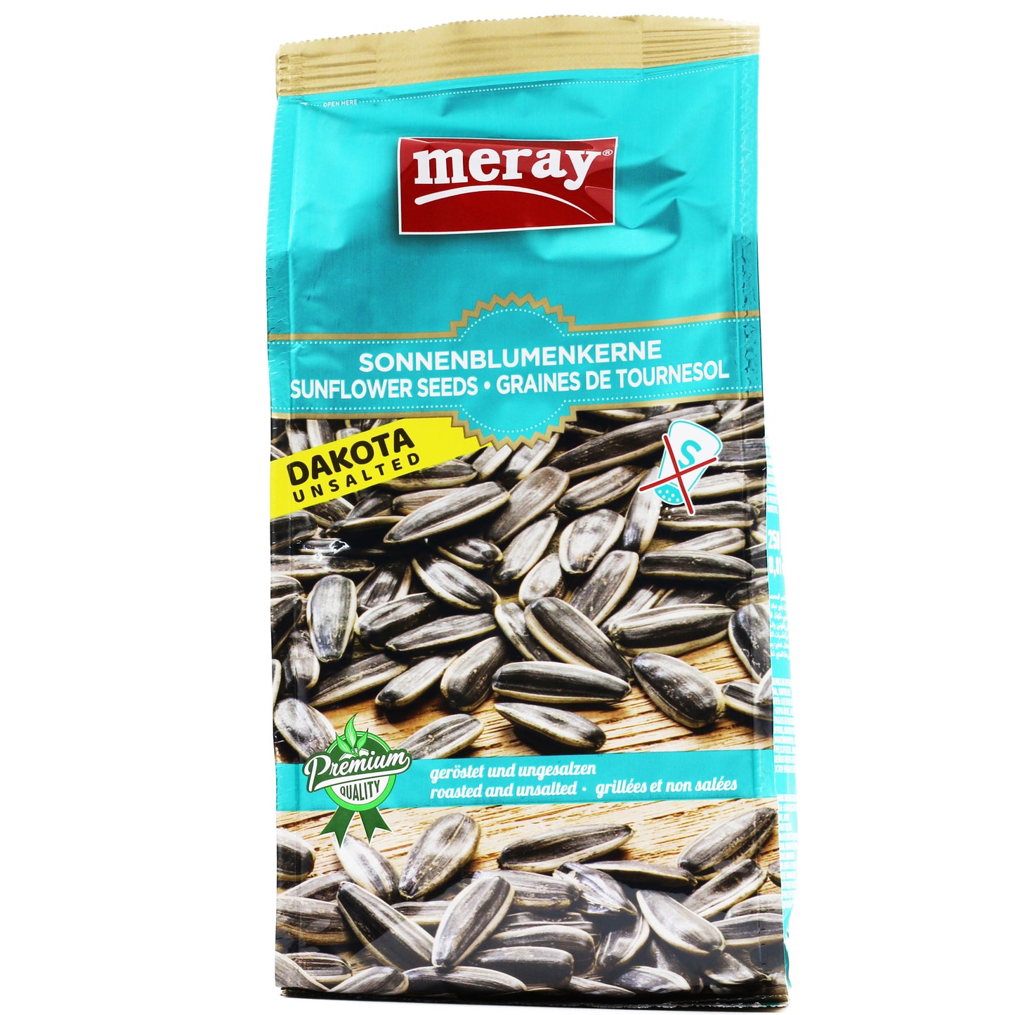 Meray Dakota Unsalted Sunflower Seeds 8.81 oz (250 Gr)