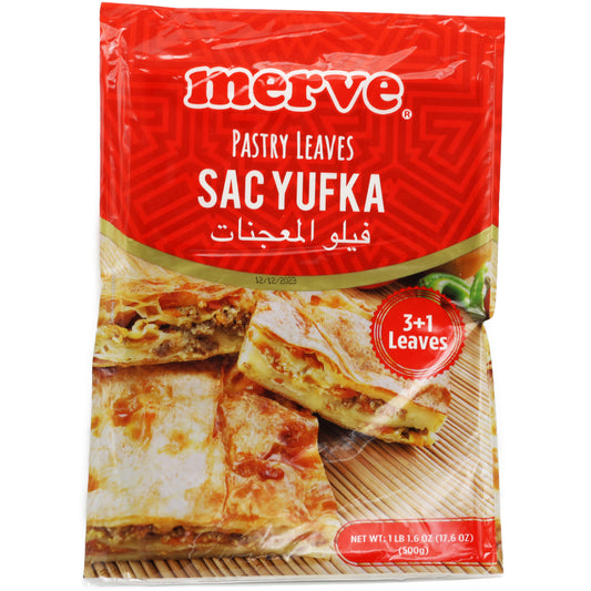 Merve Sac Yufka 17.63 Oz ( 500 Gr)