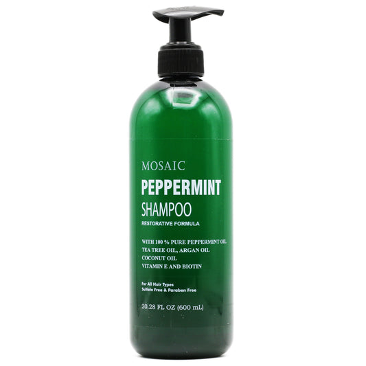 !Mosaic Peppermint Shampoo 20.28 Fl Oz (600 Ml )