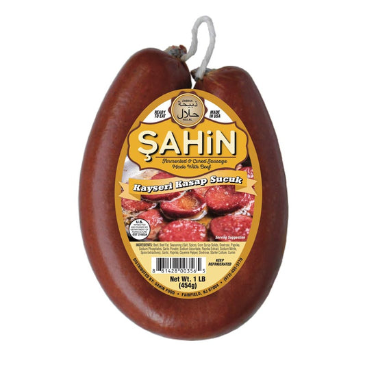 Sahin Kayseri Kasap Sucuk 1 Lb (454 Gr)