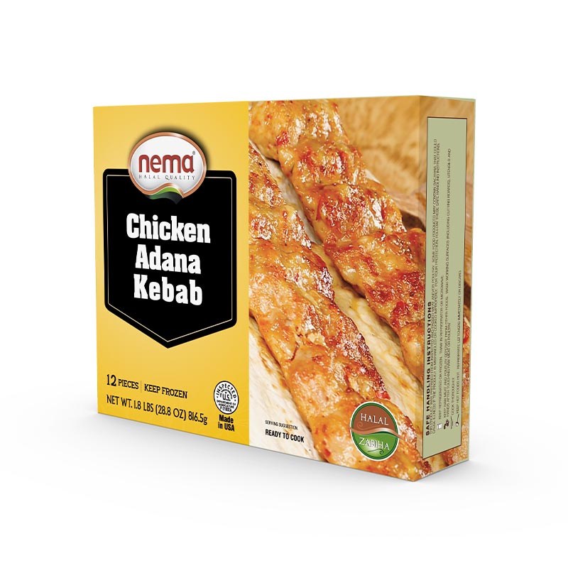 Nema Chicken Adana Kebab 28.73 Oz (544 Gr)