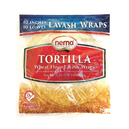 Nema Tortillas Wraps 10 Inch 10 Pcs