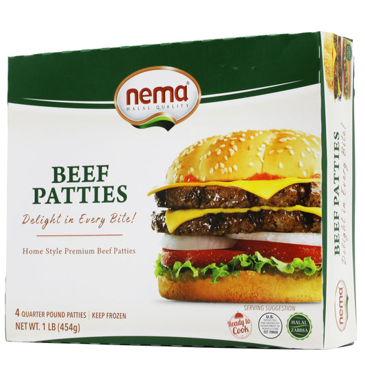 Nema Beef Patties 4 Pcs 1 Lb (454 Gr)