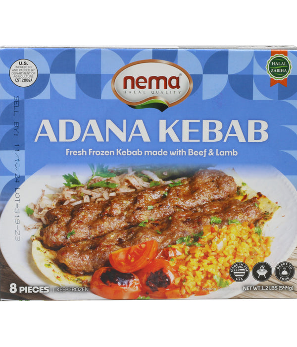 Nema Adana Kebab 8 Pcs 1.2 Lbs (544 Gr)
