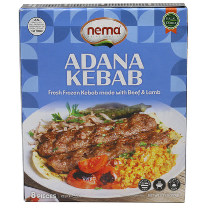 Nema Adana Kebab 8 Pcs 1.2 Lbs (544 Gr)