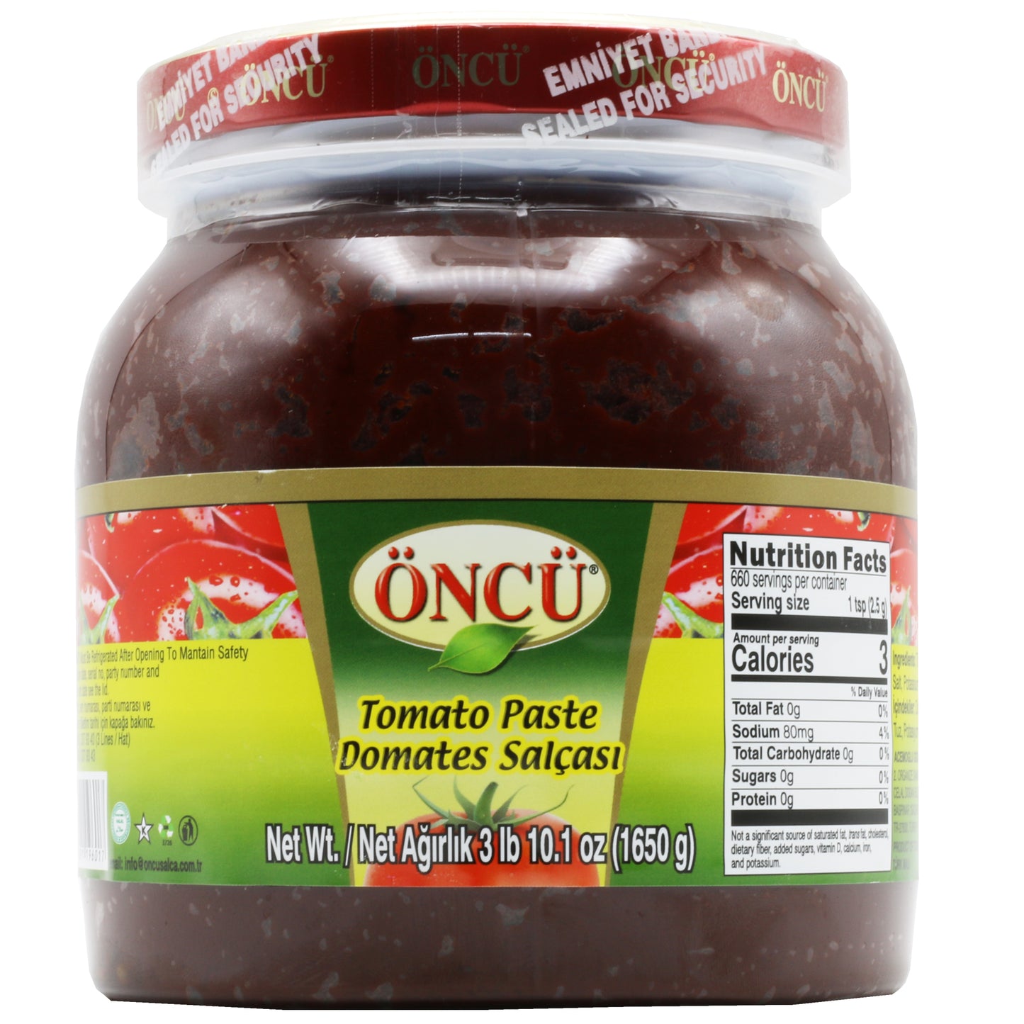 Oncu Tomato Paste 3 lb 10 oz