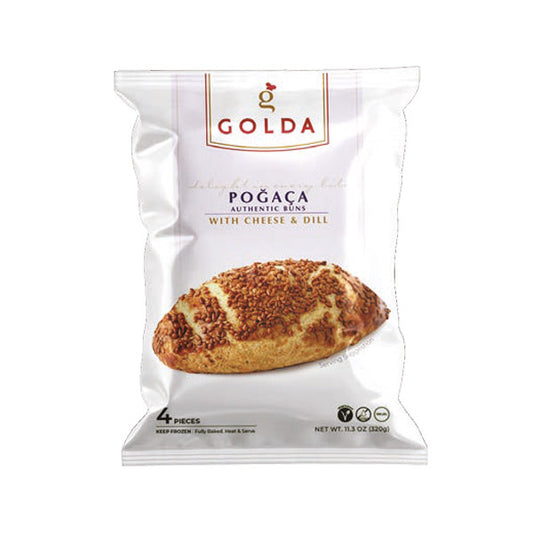 Golda Pogaca with Cheese & Dill 4 Pcs. 11.3 Oz (320 Gr)