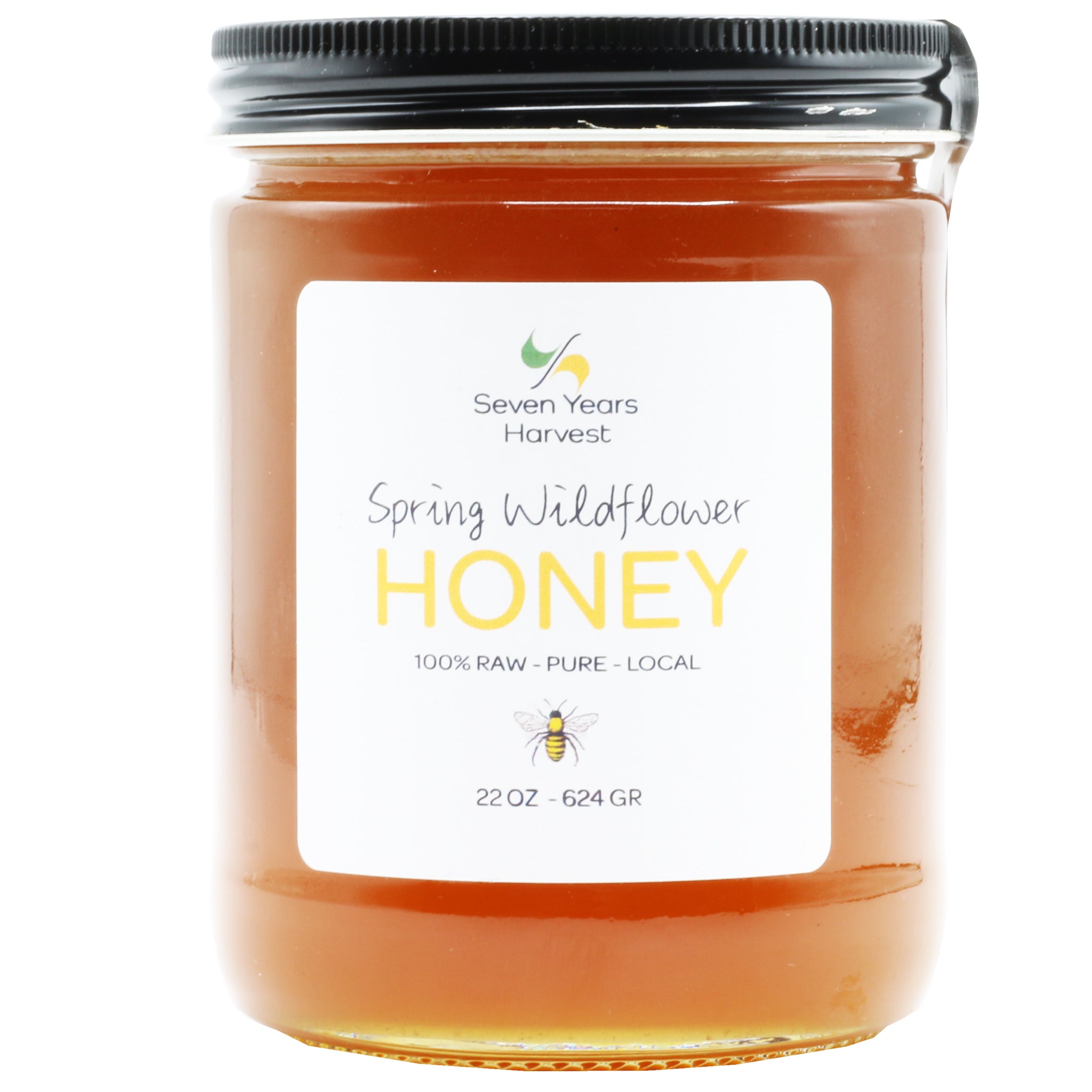 Seven Years Harvest Spring Wildflower Honey 22 oz – Qualita Food Store