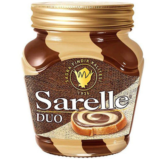 Sarelle Duo Milk Chocolate Hazelnut Paste  12.34 Oz (350 Gr)