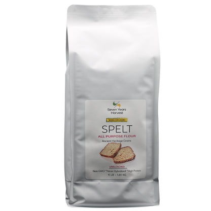 !Seven Years Harvest Spelt All Purpose Flour 4 Lb (1.8 Kg )