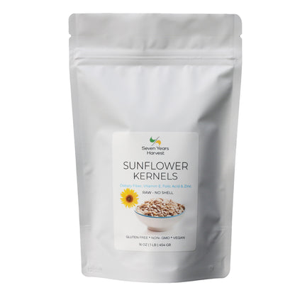 Seven Years Harvest Raw Sunflower Kernels 1 Lb (454 gr)