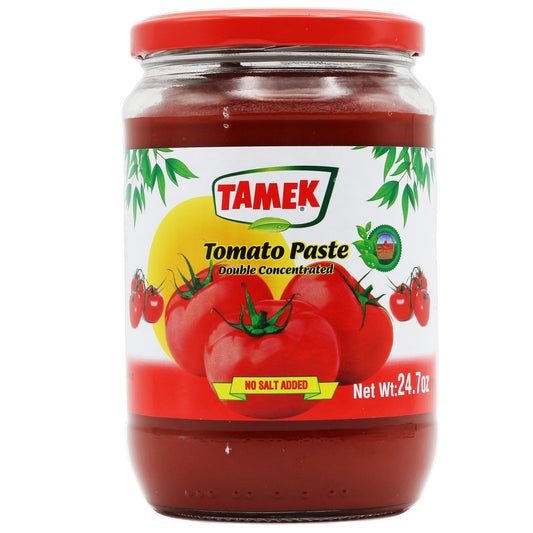 Tamek Unsalted Tomato Paste 24.7 Oz (700 Gr)