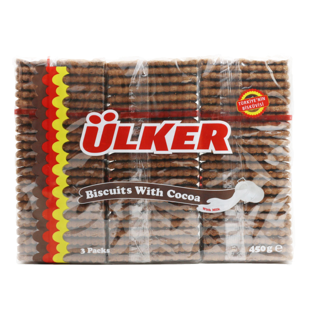 Ulker Tea Ulker Tea Bisuits with Cocoa 16 Oz (450 Gr) – Qualita Food Store