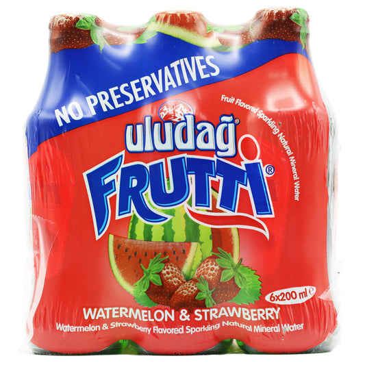 Uludag Frutti Strawberry & Watermelon Mix 6x200 ML